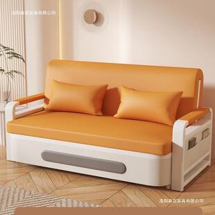 沙发床折叠两用2026新款单人床小户型客厅多功能床科技布伸缩床床