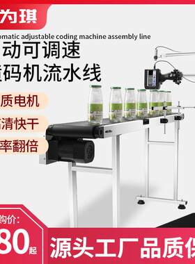可调控全自动喷码机流水线 生产日期二维码打码机鸡蛋纸箱喷码机