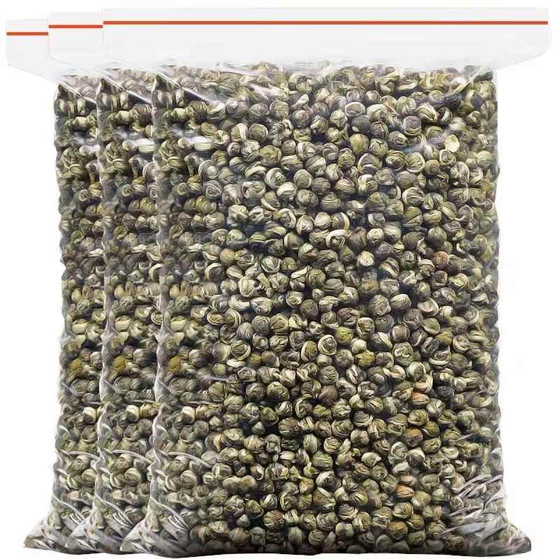 茉莉花茶2025新茶茶叶茉莉白龙珠横县茉莉花茶叶浓香散装罐装500g