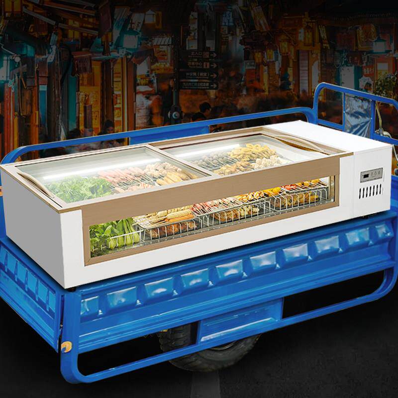 玻璃冷冻柜商用台式小型冷藏冷柜展示柜冻摊WSD-1200位冰箱烤保鲜