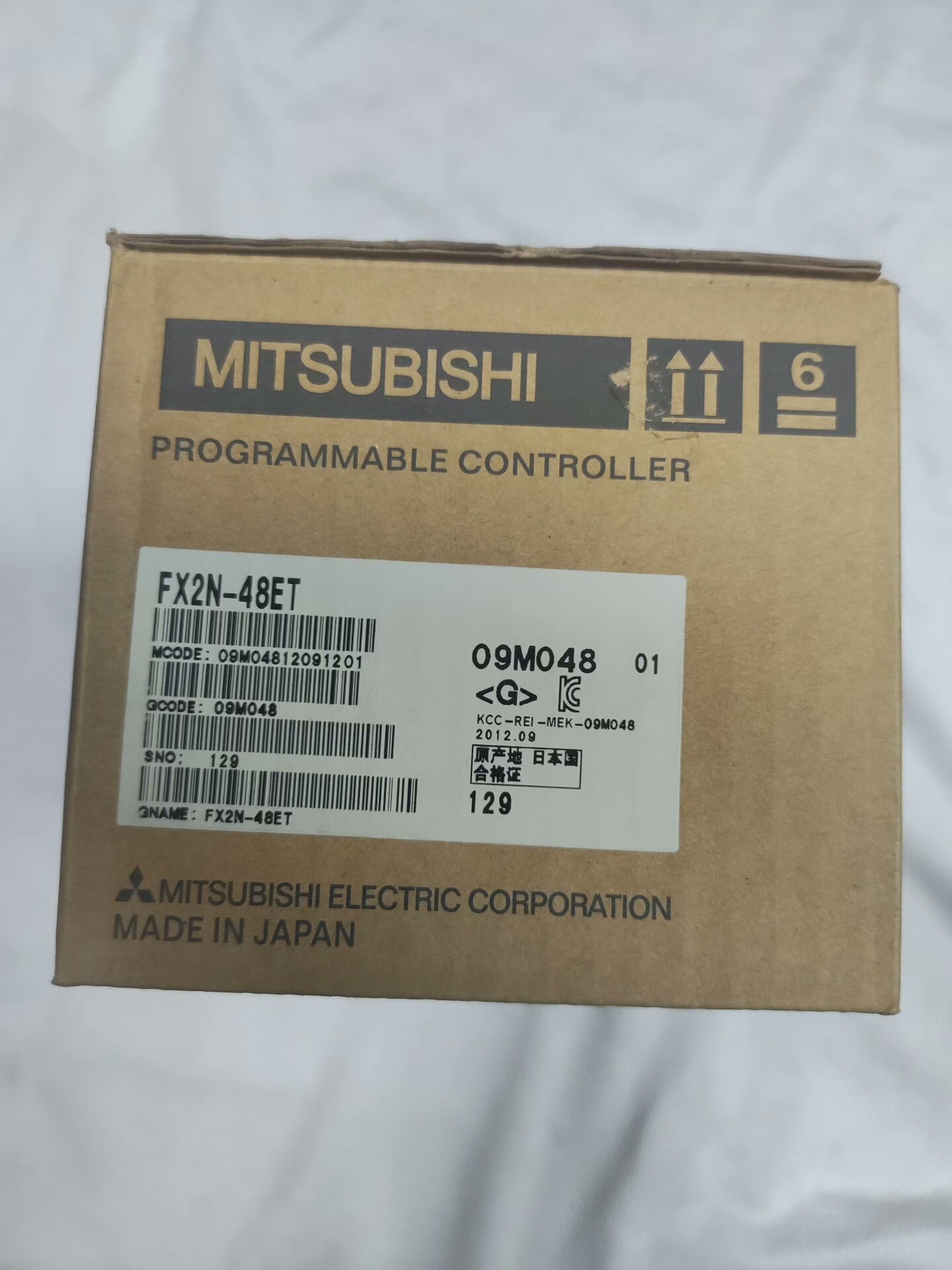 日本进口三菱PLC模块    FX2N-48ET