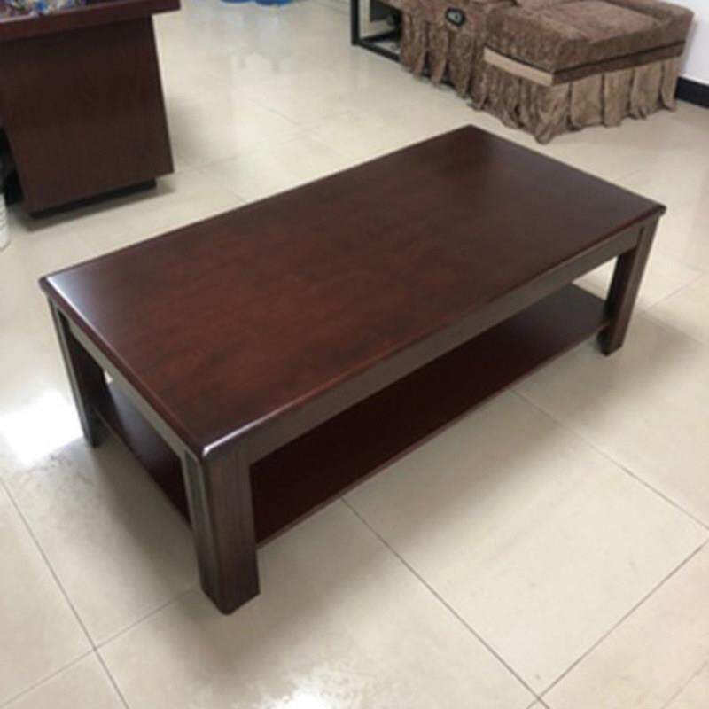 现代实木长茶几客厅餐桌两用简约办公时尚茶桌几简易木质茶台方形