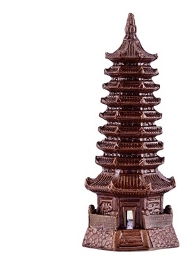 文昌塔盆景摆件假山流水装饰摆件
