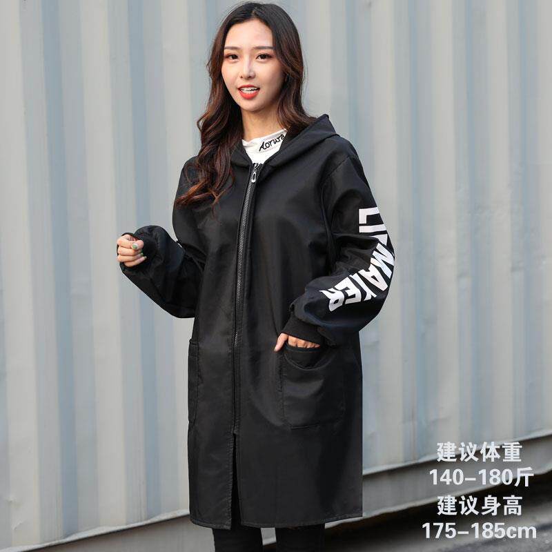 高档大人罩油衣围裙烧菜衣服饭外套男做女厨房长袖防水大褂工作服