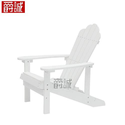 欧式户外防晒塑木沙滩青蛙椅庭院花园拆装塑木家具躺椅青蛙椅