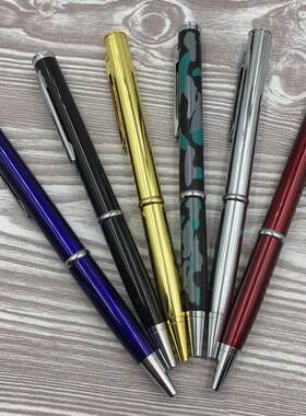 工厂直销 多功能开信刀金属笔 工具刀旋转圆珠笔 金属战术笔刀笔