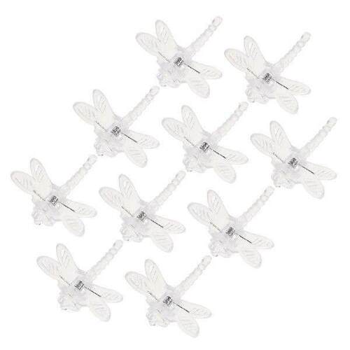 10pcs Orchid Fixing Rod Small Plastic Clips Plant Support