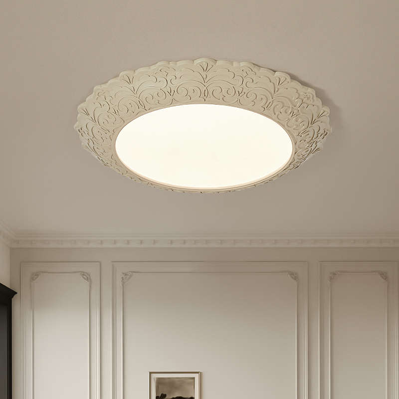 卧室主卧吸顶灯2023新款简约现代法式北欧风led护眼房间书房灯具