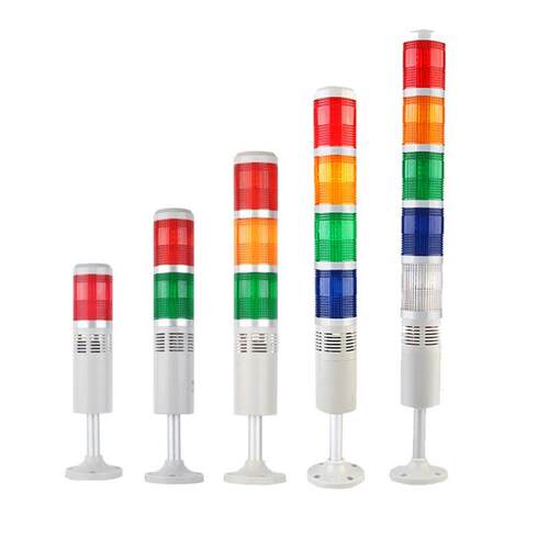 泰龙多层警示灯Led塔灯声光报警三色机床信号指示灯24V220V常亮