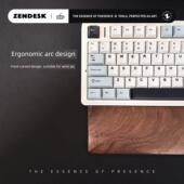 ZENdesk北美黑胡桃机械键盘掌托手托手撑护腕实木手掌支撑