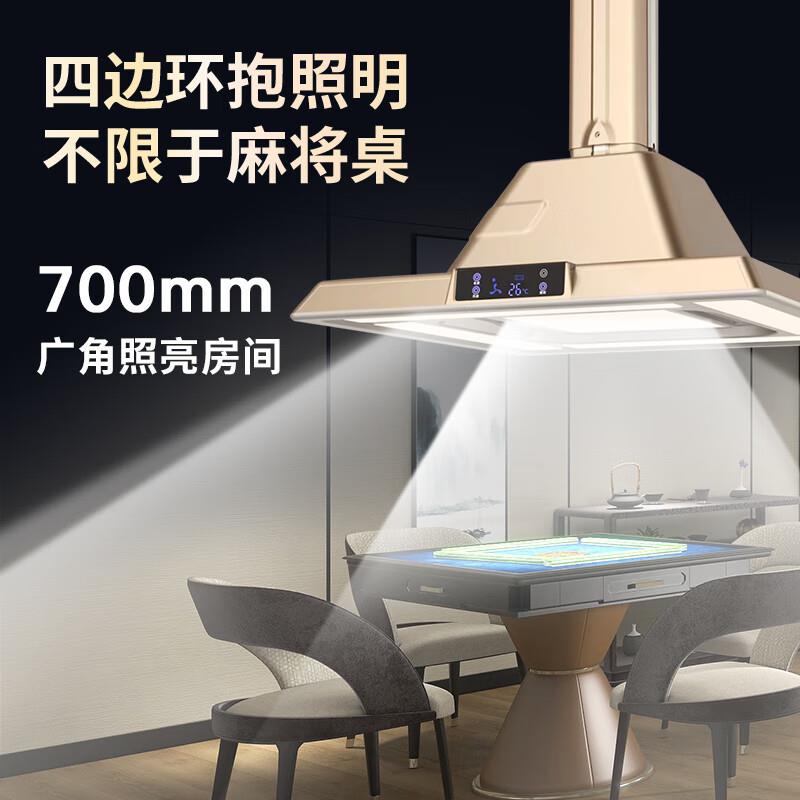 麻将灯棋牌室吸烟净化灯直外排式大吸力麻将机空气净化器家用吸式图片