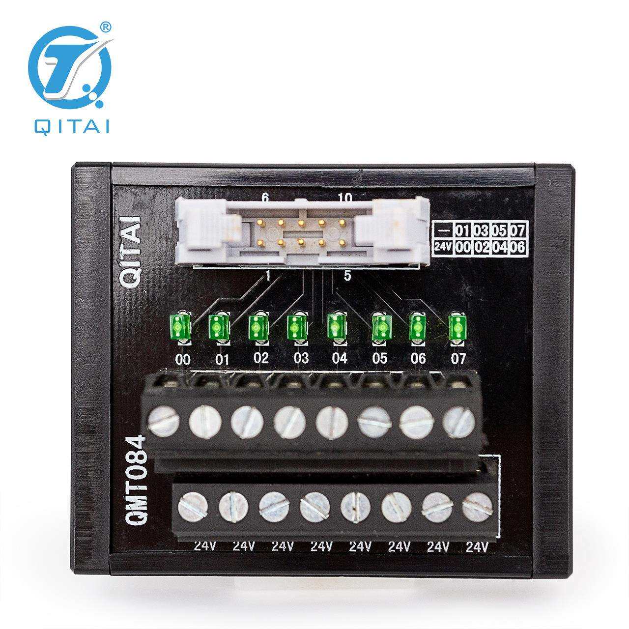 QMT084输入输出端子台8位控制电源电压微型快速接线端子台模组