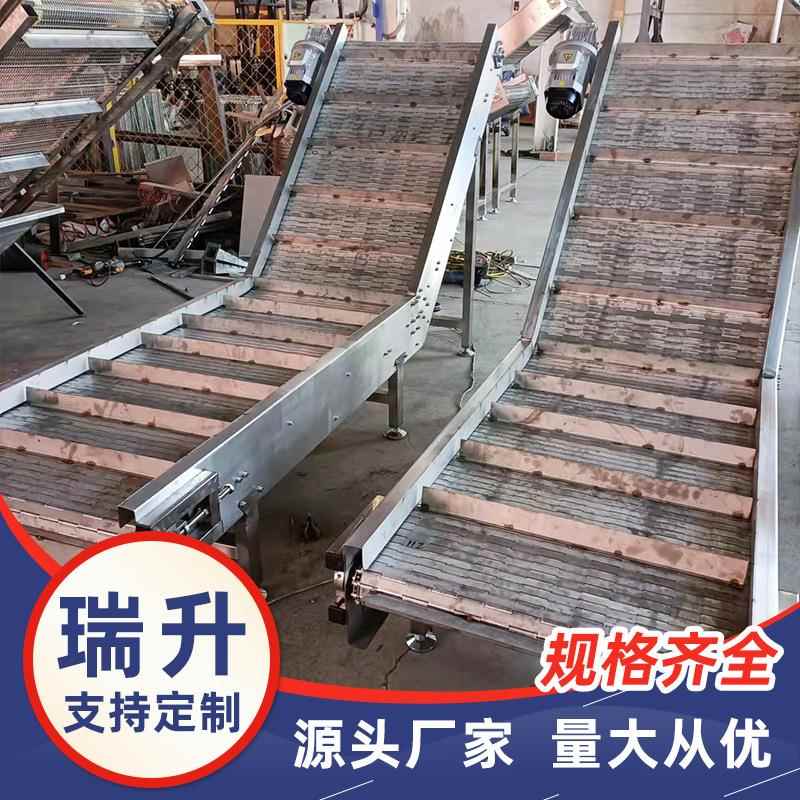 中小型上料烘干提升机花生爬坡链板输送机小型不锈钢链板提升机