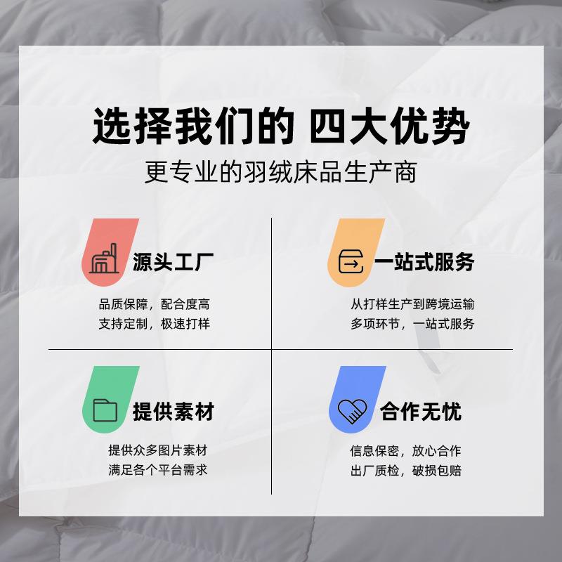 大朵羽绒枕头酒店民宿枕芯护颈椎助睡眠人家用一对五星级酒店用枕
