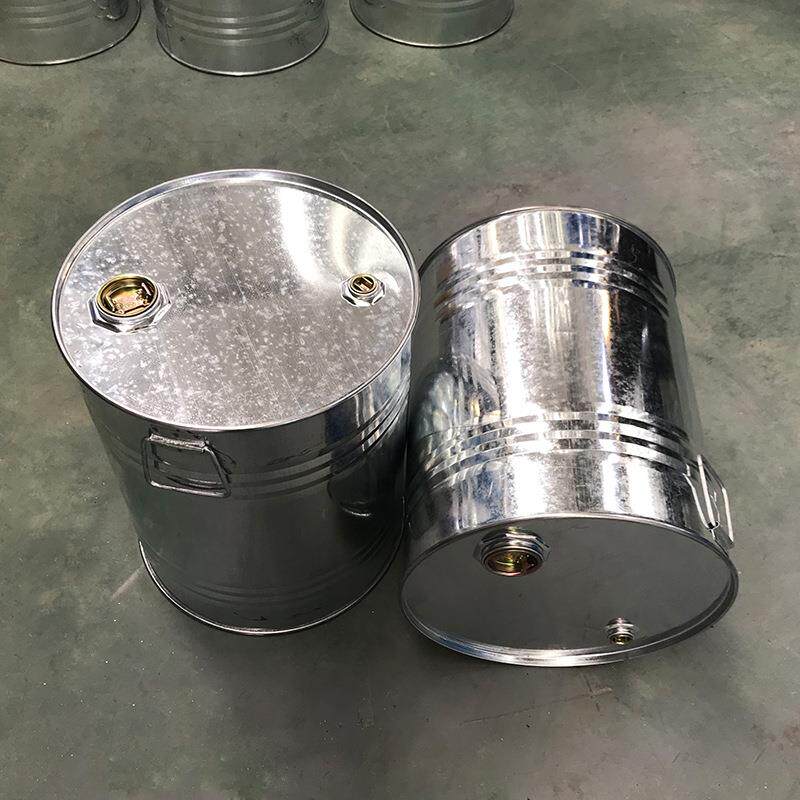 50L小口镀锌桶化工桶现货供应钢桶柴油桶白铁皮铁桶镀锌桶