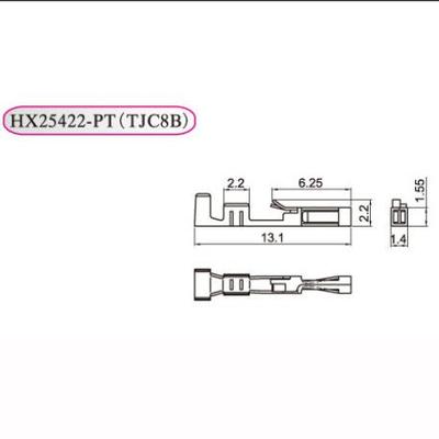 红星接插件 连绕端子 TJC8B-PT HX25422-PT 一盘8000只