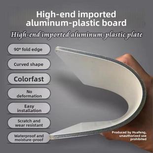 铝塑板银拉丝室内板材4mm熟料招牌氟碳铝外墙干挂自贴缩板覆合板