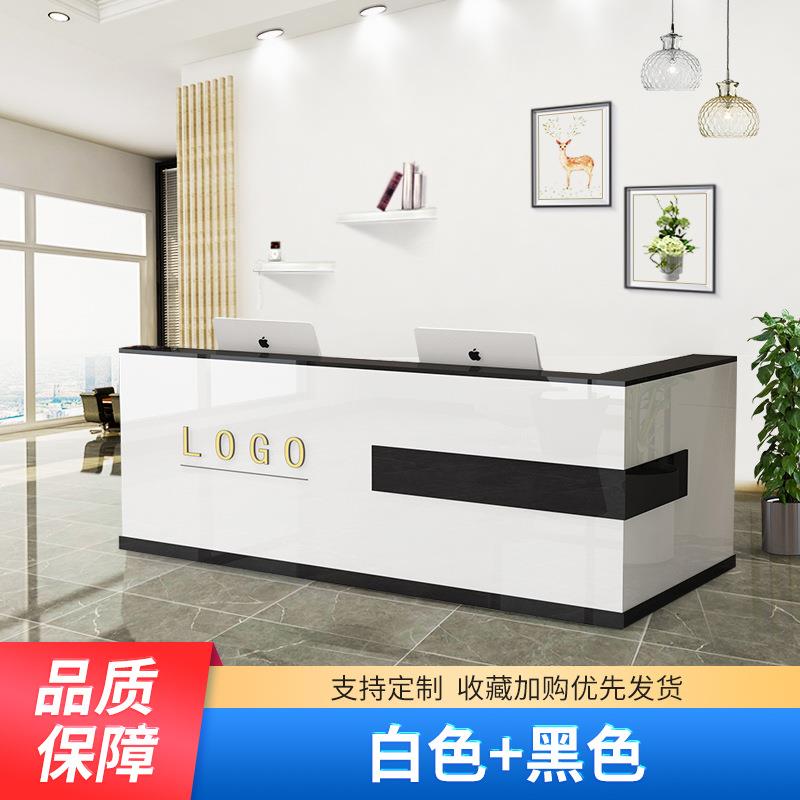 公司烤漆前台接待台服装店理发店吧台收银台店铺小型柜台桌迎宾台