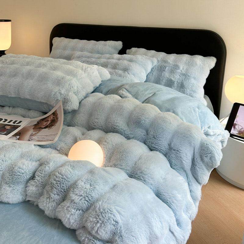 冬季加厚兔毛绒被套牛奶绒被罩单品纯色保暖珊瑚绒被套单件,床上用品,学生床品套件,淘宝优惠券,粉丝福利购,淘宝优惠卷