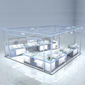 商高560场珠宝展柜柜展展架黄金首饰货架多经点设计厅直播间展银