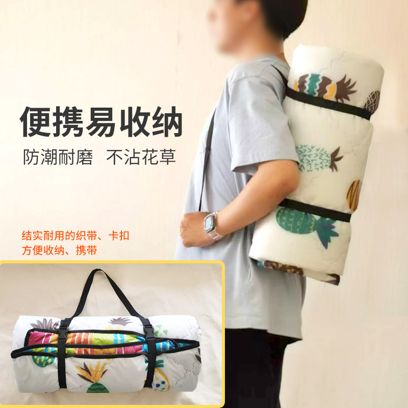 户外超声波野餐垫加厚防水防潮垫野餐布沙滩垫子帐篷野营地垫秋游