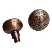 锌合金防盗门把手别墅入户大门拉手柄锁具通用型配件古铜色不生锈