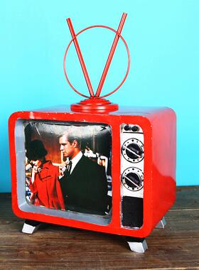 复古老式缝纫机收音机录音电视机放映机摄影机打字机模型道具摆件