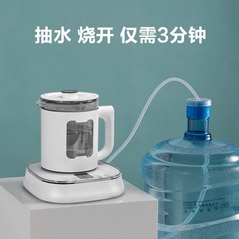 摩米士 CT-C005全自动烧水壶手柄自动上水电热水壶玻璃泡茶烧水抽