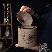 超大漏斗盖烟灰缸粗陶瓷家居客厅创意防风和飞灰装 饰生日礼物