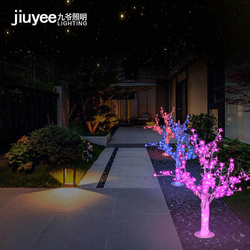 景观灯LED户外灯防雨水节日亮化工程庭院装饰灯1m水晶发光树灯