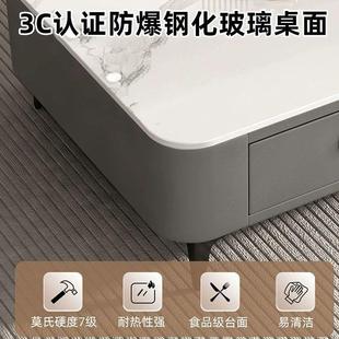 软包电柜客厅家小户型用202现代简约见详情视轻奢茶桌落地5茶几组