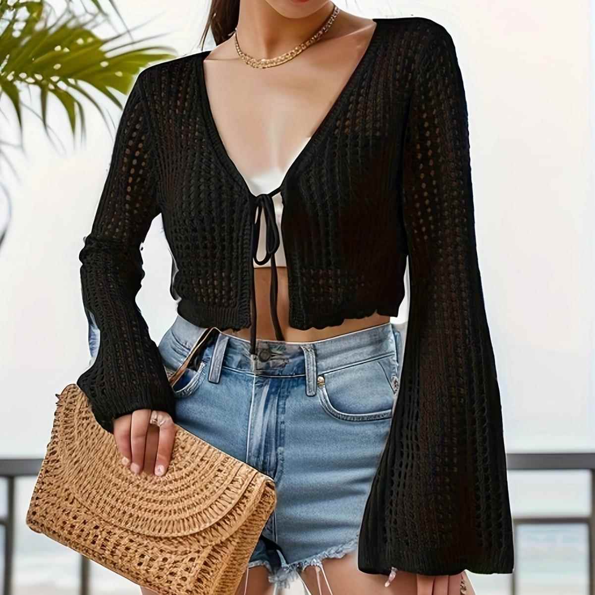 clothing women elegant pullover hotsweet solid summer crop