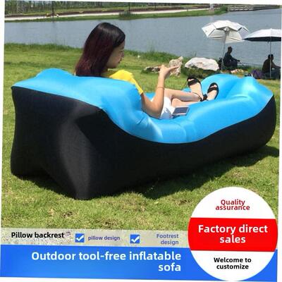 outdoor air sofa inflatable sleeping bed bag pillow 3
