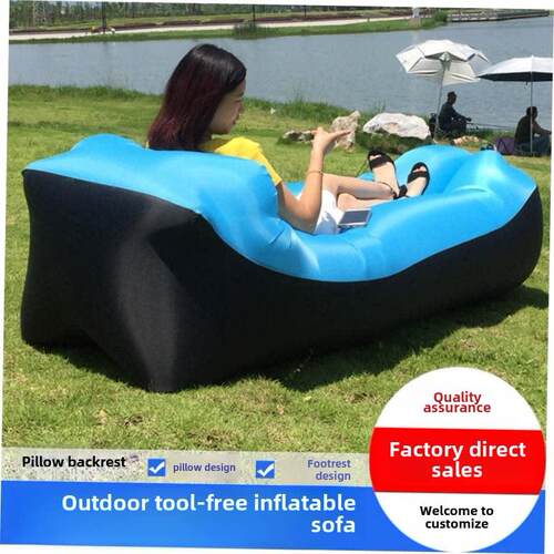 outdoor air sofa inflatable sleeping bed bag pillow 3