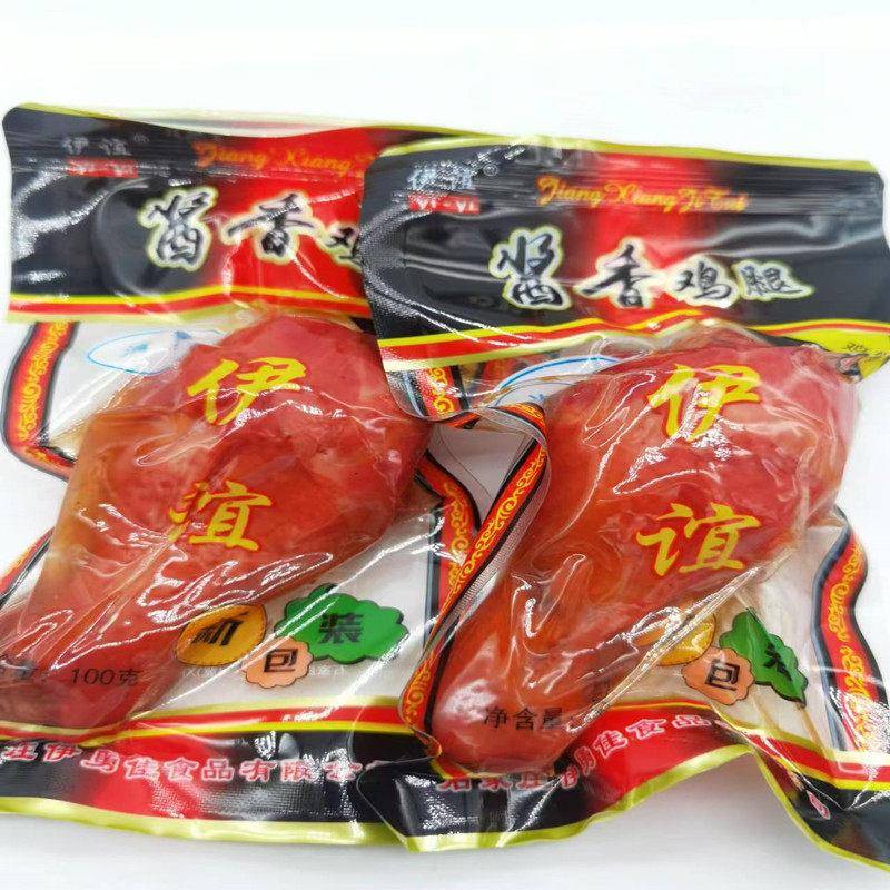伊谊清真酱香鸡腿100g乡巴佬卤味即食肉食熟食踏青郊游食品