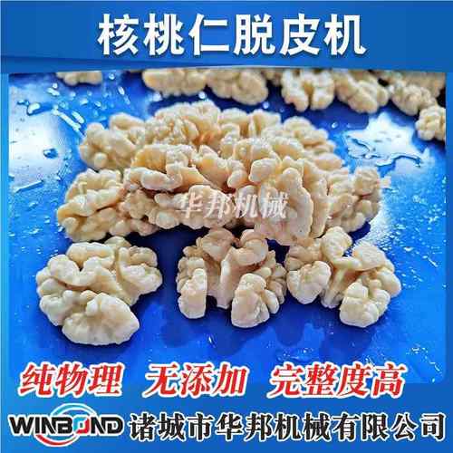 物理桃榛子碧根果脱皮机 坚果纯果仁去AVW仁核皮清洗机