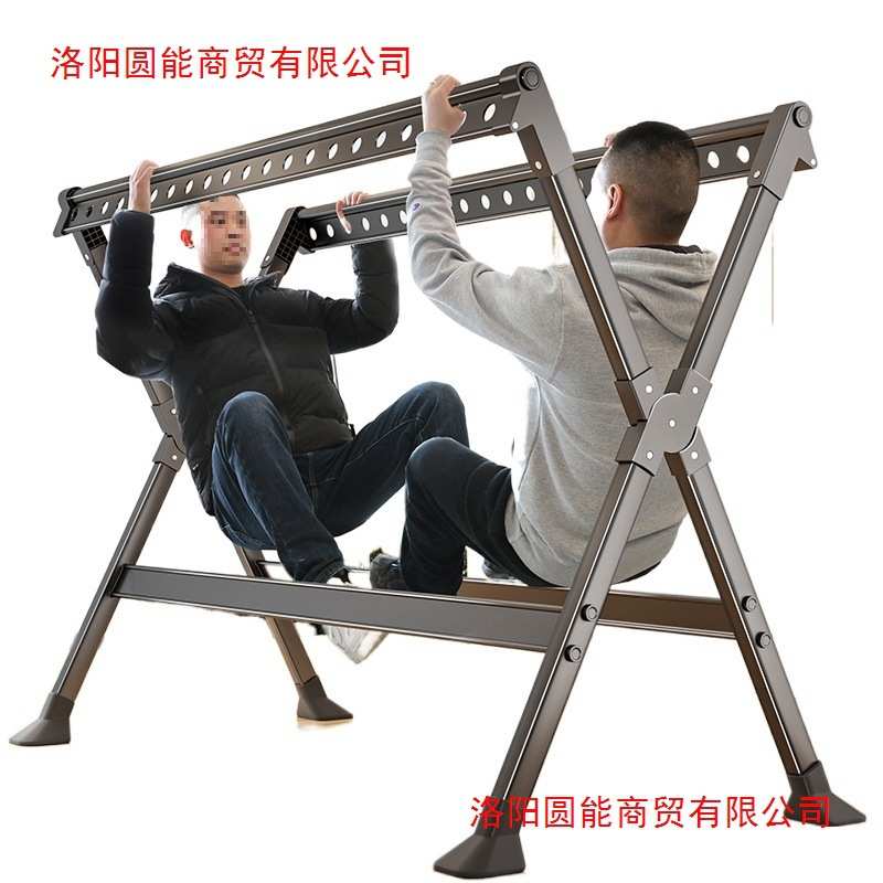 晾衣架阳台家用落地室内折叠不锈钢凉晒衣服室外加厚杆晒被子帮菊