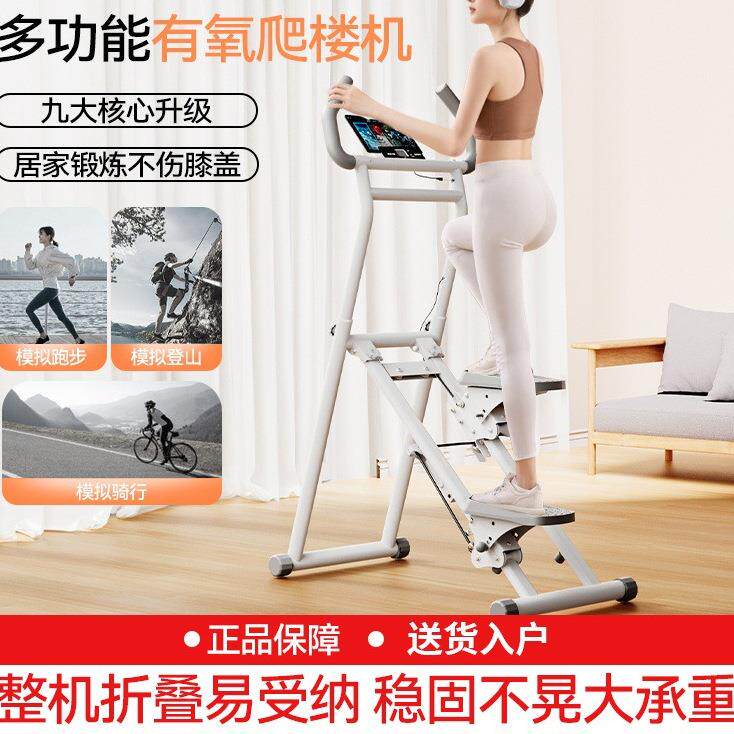 健身房居家锻炼爬楼机室内多功能踏步机原地踏步机跑步静音登山机