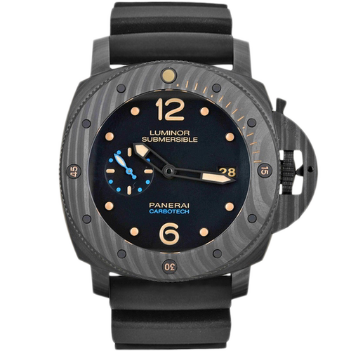 [9.8新]沛纳海潜行系列碳纤维自动机械男表PAM00616