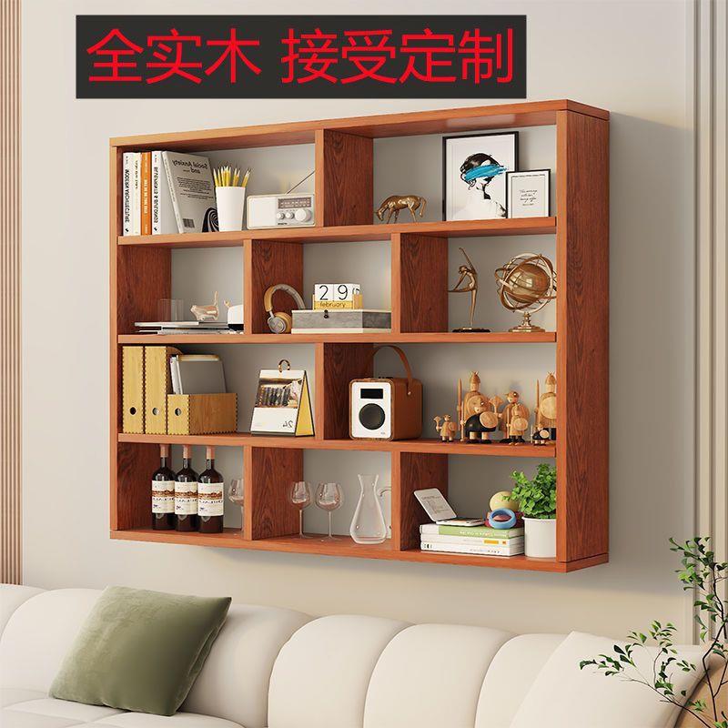 实木酒架饭挂墙酒柜客EQM厅家用收纳柜餐厅店创意多物层简约代置