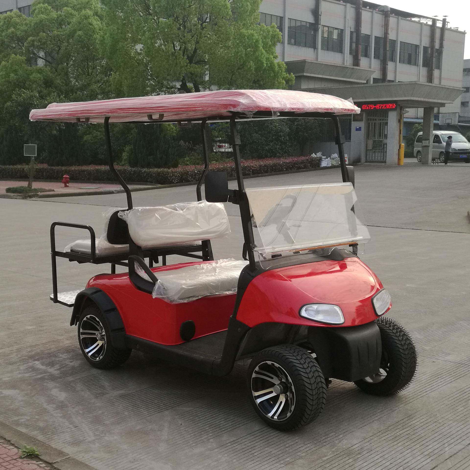 低速新能源油电两用游览观光代步四轮四座EZGO款电动高尔夫球车