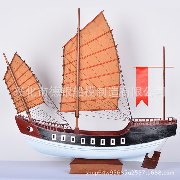 供应木船模型手工工艺品木船模型木质船模摆件帆船模