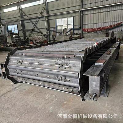 大型加厚链板输送机矿石废铁瓦传动板链机建筑拆迁垃圾输送设备