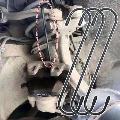 Car Brake Caliper Hooks S Type with Rubber Head Hook