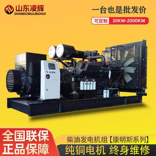 康明斯柴油发电机组30-1000kw工厂矿山学校医院智能启动发电机组