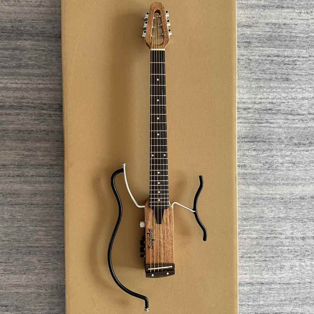 高档塞门吉拉39寸民谣吉他桃花心木携静音木吉他 新手入旅行可式