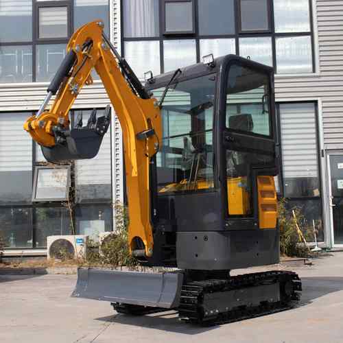 T出口新款H22多能功挖机果园大棚挖沟翻土挖掘机勾市HT22小型政工