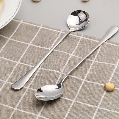 Long-handled thickened stainless steel seasoning spoon, mixi
