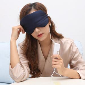 伊暖儿USB真丝眼罩蒸汽眼罩热敷睡眠发热加热护眼罩