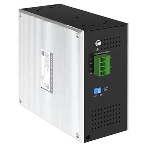 TP-LINK TL-SF1009P工业级 9口百兆铝合金外壳壁挂/导轨式安装8口